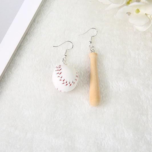 Baseball Earrings