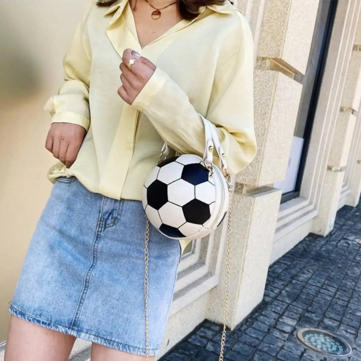 Cross Body Soccer Ball Purse